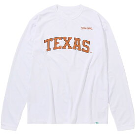 spalding(スポルディング)L/STシャツ テキサス レタードバスケット長袖Tシャツ(smt23133tx-2000)
