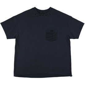 ファイテン(phiten)ファイテンハイブリッドネックTシャツNVY Lボディケア 半袖Tシャツ(jg538105)