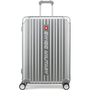 SWISS MILITARY(XCX~^[)CYGNUS(VOiX) X[cP[X 75cm ^Vo[JWA L[P[X(sma828silv)