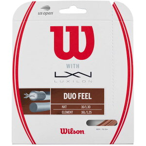 �y���b�g�̔��F���萔6�zWilson(�E�C���\��)DUO FEEL ELEMENT 125 & NXT 16�e�j�X �d���K�b�g(wrz949730)