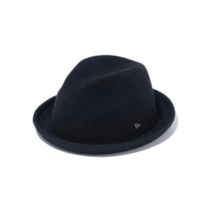 NEWERA(j[G)FEDORA WOOL FELT MTLFLG BLK SSLVR S19EFALbv12018920
