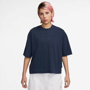 NIKE(�i�C�L)�i�C�L �E�B�����Y NSW LUXE S/S T�V���c BOXY�X�|�[�c�X�^�C���E�F�AT�V���cHV4956