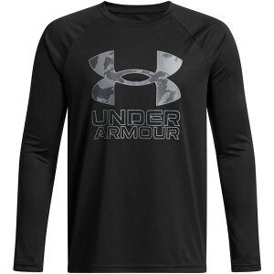 UNDER ARMOUR A_[A[}[UA TECH HYBRID PRINT FILL LONG SLEEVE T-SHIRT}`X|[c OTVcJR1380470-005