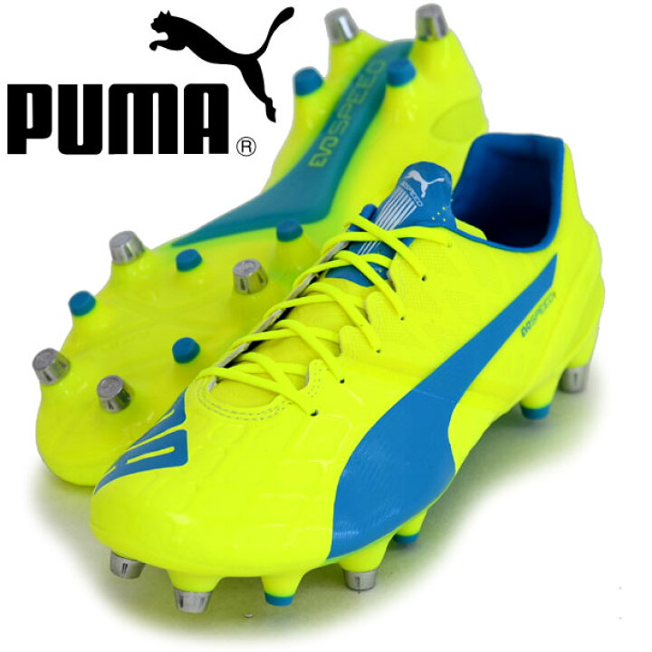 楽天市場 プーマ Pumaエヴォスピード 1 4 Mixed Sgサッカースパイク 16ss 04 ビバスポーツ