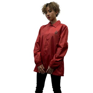 {R VOLCOMBasic Logo Coach Jacket WPbgWOMENS VOLCOM LIGHT JACKETSb15118jb-red