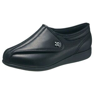 アサヒシューズ Asahi快歩主義L011-5E ブラックスムース(KS23144SM)