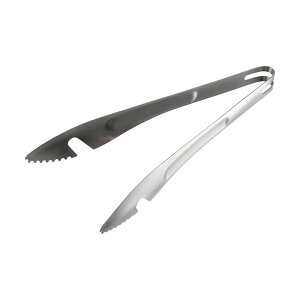 CAPTAIN STAG(キャプテンスタッグ)BBQ つかみやすい 串トング 2cmトレッキング キャンプ用品 食器 フォーク スプーン(UG3270)