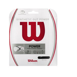 WILSON(EB\)SYNTHETIC GUT POWER 16 BKdejXXgOXdejXXgOXWRZ945200