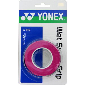 ヨネックス YONEXウェットスーパーグリップ(3本入)テニスグッズ(AC102-026)