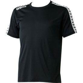 アリーナ ARENAチームラインTシャツ水泳 半袖Tシャツ(ARN6331-BLK)