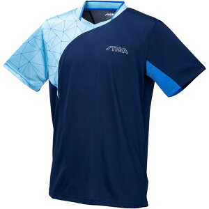スティガ stigaSTIGAシャツCN-II ブルー XS卓球ゲームシャツ(ca43121xs)
