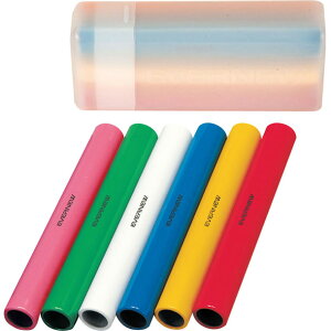 エバニュー Evernewリレーバトンアルミ製(6色組)学校機器(EGA190)