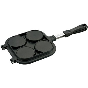 キャプテンスタッグ captainstagキャスト アルミ パンケーキメーカーアウトドアグッズ(ug3006)