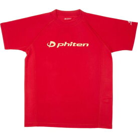 ファイテン PHITENRシャツSP(SMDRY)H S RD キンXOボディケア 半袖Tシャツ(jg350007)