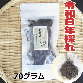 【送料無料】　高知県仁淀川町産　天然　乾燥ぜんまい 70g　2026年採れ　ぜんまい　山菜　国産　通販　ビバ！ぜんまい