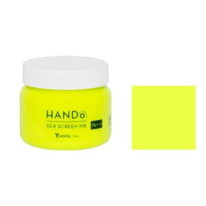 Tシャツくん シルクスクリーンインク プレーン 100g ねおんいえろー (101113259) ホリゾン HANDo