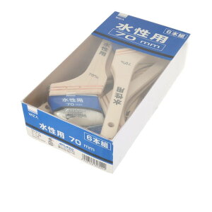 ウィザ WIZ'A 水性用刷毛 6本組