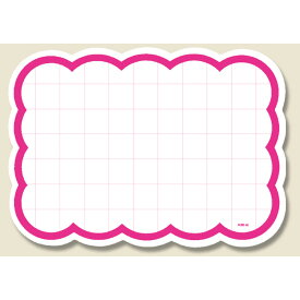 シモジマ抜型カード雲LL　　　ピンク 文具 事務 POP販促用品 POP用紙カードラベル ビバホーム