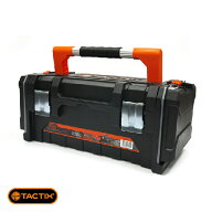 TACTIX タクティクス ツール＆ダブルパーツ収納ボックス 320348 黒 工具箱 工具ケース パーツケース ビバ…