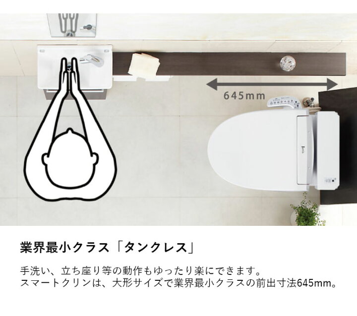 楽天市場】床排水 タンクレストイレ スマートクリンIIIα 寒冷地仕様 
