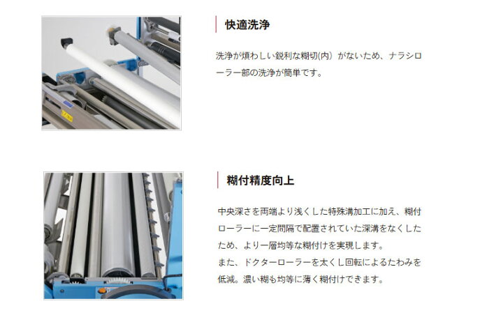 楽天市場】送料無料 糊付機 極東産機(クラス) 自動壁紙糊付機 Hiβー 