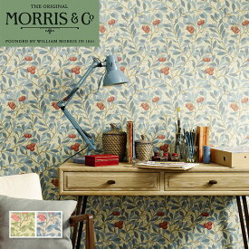 モリス 壁紙 インポート アービュタス Morris ＆ Co 輸入壁紙 リリカラ 巾52cm×10m巻 本売り