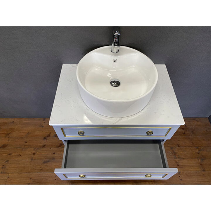 楽天市場 洗面台アンティーク おしゃれ 洗面化粧台 Mkc Mk F3 ビバ建材通販