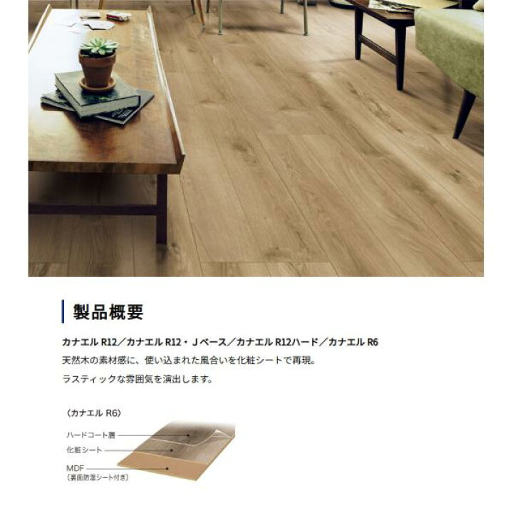楽天市場】ノダ NODA 床材 フローリング カナエル R6 1坪販売 6枚入 