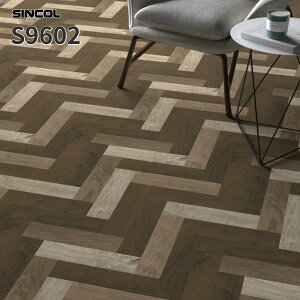 土足可能 店舗用クッションフロア 住宅での床暖房にもOK 床シート 2.3mm厚 182cm巾 床シート 店舗用シート シンコール S9602