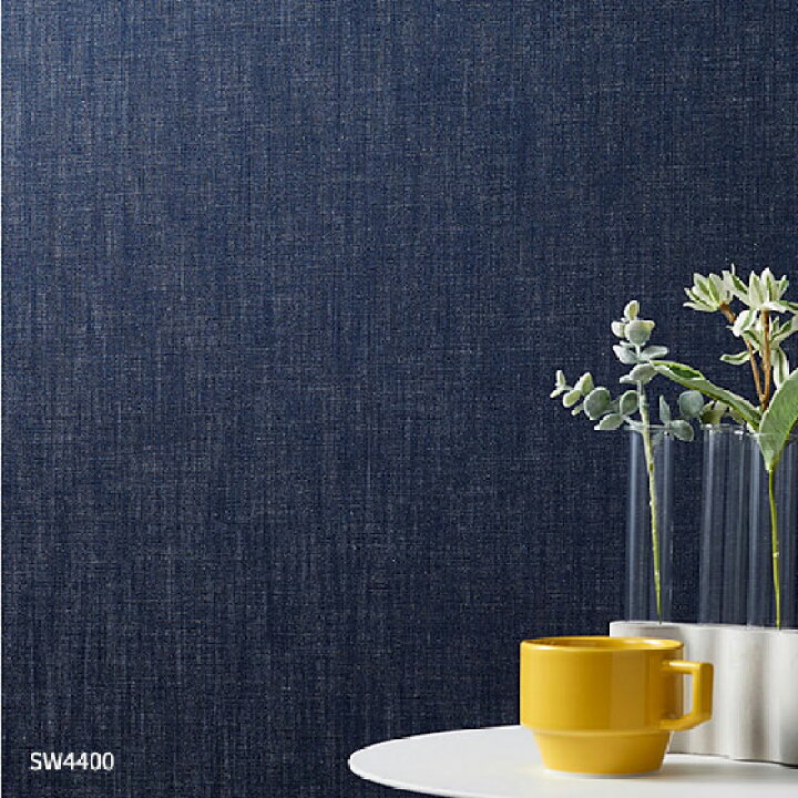 楽天市場 デニム壁紙 のりなし クロス おしゃれ シンコール ウォールプロ 1m単位販売 Sw4400 4401 ビバ建材通販