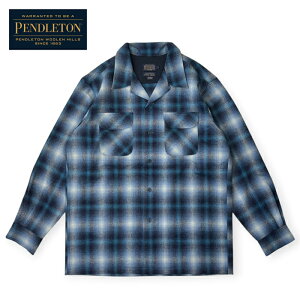 �yPENDLETON�z PENDLETON - BLUE MIX TURQUOISE OMBRE 25�f - BOARD SHIRT �u���[ �^�[�R�C�Y �I���u�� �`�F�b�N �y���h���g�� �E�[���V���c �{�[�h�V���c LOWRIDER CHICANO ���[���C�_�[ �`�J�[�m �J���t�H���j�A ��