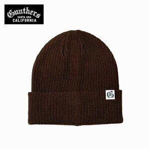 �yGUNTHERS�z �ăR�[�f GUNTHERS - OLD G PATCH - BEANIE SANTA ANA �K���^�[�Y �r�[�j�[ �j�b�g�L���b�v BROWN �����Y �L���b�v �J�W���A�� �X�g���[�g ������� �A���J�W �j�b�g �L���b�v �u�����h �������