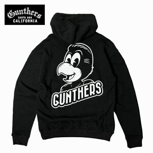 �yGUNTHERS�zGUNTHERS - OG PARROT - PULLOVER HOODIE SANTA ANA �K���^�[�Y �t�[�f�B �p�[�J�[ �X�E�F�b�g BLACK �����Y �g�b�v�X �J�W���A�� �X�g���[�g ������� �W�b�v�p�[�J�[ �v���p�[�J�[ �A���J�W �p�[