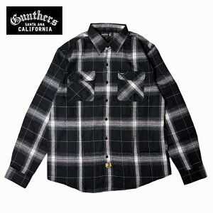 �yGUNTHERS�zGUNTHERS - BIRCH STREET - FLANNEL BLACK OMBRE SANTA ANA �K���^�[�Y �����V���c �`�F�b�N�V���c BLACK �����Y �g�b�v�X ���� �����V���c �傫���T�C�Y �J�W���A�� �`�F�b�N �V���c �l���V���c �u��