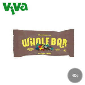 NATURE THINGWHOLE BAR �`���R�o�i�i 40g ���N�t�[�Y