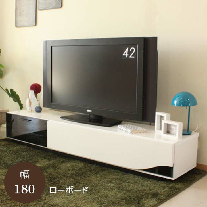 楽天市場】TOHMA クアトロ QT テレビボード ホワイト色 幅180 奥行42 