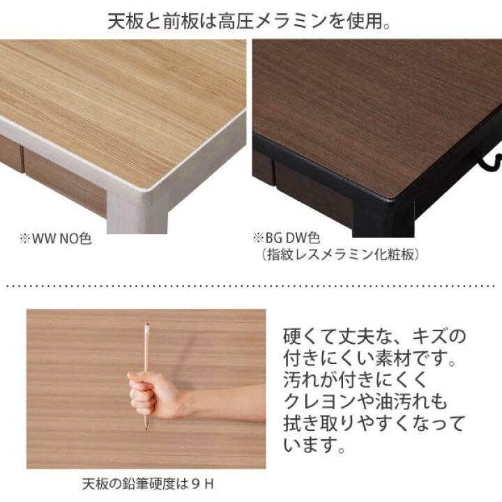 楽天市場】KOIZUMI ルトラ デスク SDD-720 WW NO 幅90 奥行55 高さ73 