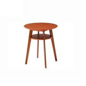 サイドテーブル 幅60 高さ69 円形テーブル 天然木 ウォールナット MDF カフェテーブル コーヒーテーブル シンプル デザイン ナチュラル あずま工芸 ディオーネ SST990 北欧テイスト インテリア 送料無料 ヴィヴェンティエ