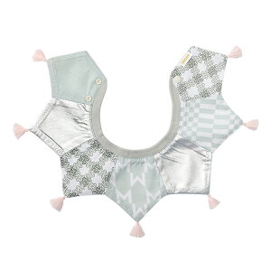 マールマール MARLMARL スタイ grid グリッド チェック柄 よだれかけ ベビー 赤ちゃん 丸形 ビブ おしゃれ かわいい 女の子 男の子 出産祝い プレゼント