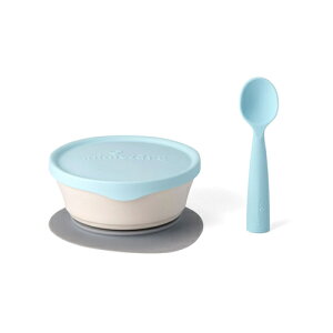 ひっくり返らない 吸盤付き ボウル ベビー食器 シリアルボウル スプーンセット ミニウェア miniware 倒れない 離乳食 おやつ ご飯 子供用 キッズ 子供 女の子 男の子 乳幼児 新生児 出産祝い