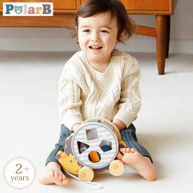 Polar B ソーティングプルトイ・はりねずみ 知育玩具 木製玩具 赤ちゃん ベビー 木のおもちゃ 北欧 出産祝い プルトイ 形合わせ 積み木 動物 プレゼント 出産祝い