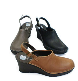 In Cholje（インコルジェ）足に優しい靴　厚底ウェッジ　バックバンドサボシューズ（2004）日本製　 靴　レディース　婦人靴●送料無料