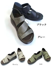 ◆In Cholje　(インコルジェ)　足に優しい靴　サイドゴア　オープントゥ　コンフォートシューズ（4029） 【楽々快適サポートインソール】 　　靴　レディース　婦人靴●送料無料