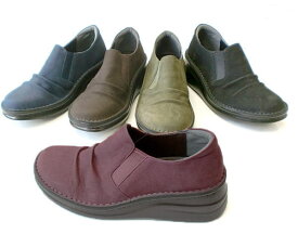 In Cholje（インコルジェ） 足に優しい靴　直販限定商品！くしゅくしゅ★カジュアルパンプス（8303S） 靴　レディース　婦人靴●送料無料