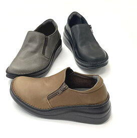 In Cholje（インコルジェ） 　足に優しい靴　ジップデザインスリッポンシューズ（87901）日本製　 靴　レディース　婦人靴●送料無料