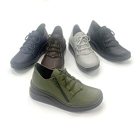 In Cholje（インコルジェ）足に優しい靴　レースアップカジュアルシューズ（7044） 日本製　 靴　レディース　婦人靴●送料無料