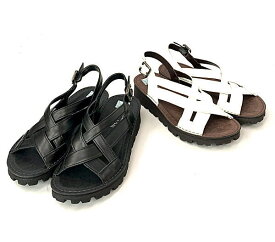 ●In Cholje（インコルジェ） 足に優しい靴　新ソール　クロス編みタンクソールサンダル（1001） 靴　レディース　婦人靴●送料無料
