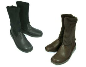 In Cholje（インコルジェ）足に優しい靴　ニットロングブーツ（8195）日本製　 靴　レディース　婦人靴 ●送料無料