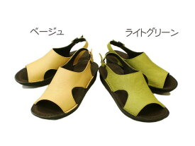 ●In Cholje（インコルジェ） 足に優しい靴　本革　バックバンドナチュラルサンダル 日本製　　靴　レディース　婦人靴 ●送料無料