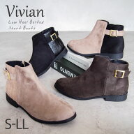 【11日9:59まで全品20％OFFクーポン】25年秋冬再販 Vivian ブーツ レディース ショートブーツ ローヒール…